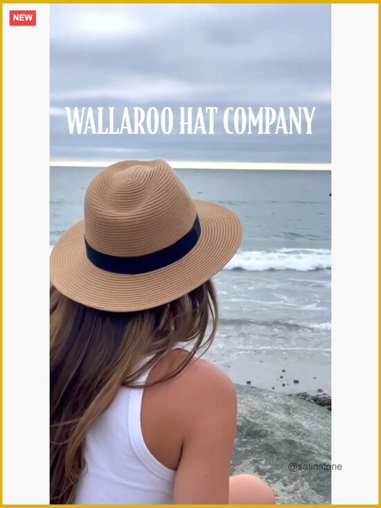 UPF 50+ Sun Protection Fedora Hat, Packable, Adjustable, Small Size main image 4